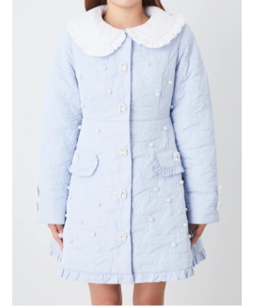 Ank Rouge（アンクルージュ）の「リボンキルティングドーリーコート（その他アウター・レディース・ブラック/ピンク/ブルー・M）」の22枚目の写真