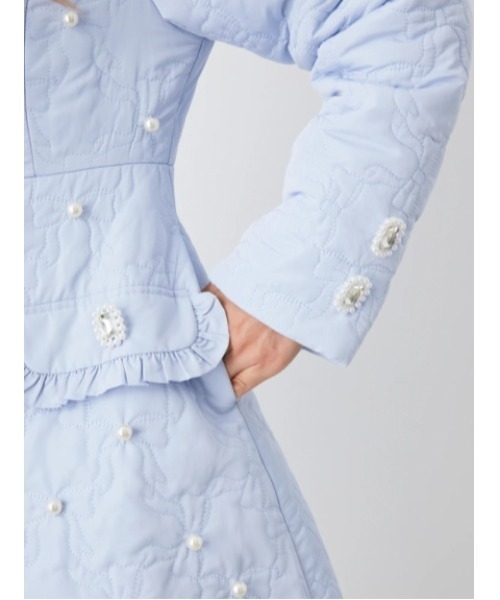 Ank Rouge（アンクルージュ）の「リボンキルティングドーリーコート（その他アウター・レディース・ブラック/ピンク/ブルー・M）」の19枚目の写真