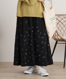 EMAGO 小花刺繍スカート