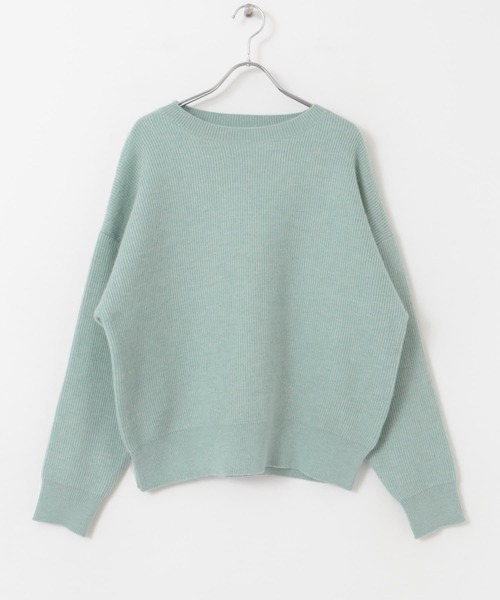 URBAN RESEARCH DOORS（アーバンリサーチドアーズ）の「針抜きフラフィーニット（ニット/セーター・レディース・オフホワイト/ベージュ/ミント・MEDIUM）」の12枚目の写真