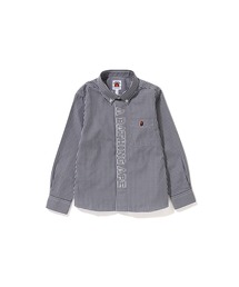 A BATHING APE エイプ 半袖シャツ チェック M A BATHING APE(アベイシングエイプ) 00's BAPE check short