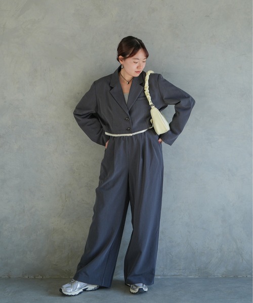 Ungrid(アングリッド)の「【Ungrid/アングリッド】 WEB限定 ギャザー ナイロン ロゴ刺繍 ワンハンドルバッグ(ハンドバッグ・レディース・アイボリー/ブラック・FREE)」の19枚目の写真