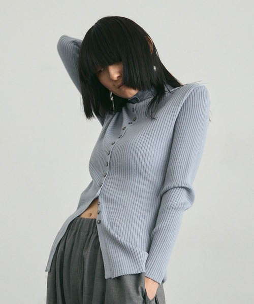 Lutim by u（ルチバイユー）の「Multiway Button Cardigan / マルチ