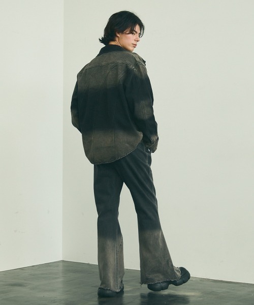 Shoowtime(ショウタイム)の「vintage wash black denim shirt / ビンテージウォッシュブラックデニムシャツ(シャツ/ブラウス・メンズ・ブラック系・MEDIUM/LARGE/X-LARGE)」の14枚目の写真
