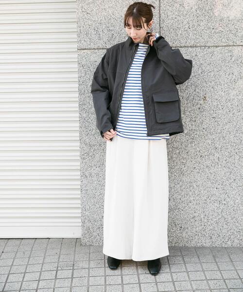 ITEMS URBANRESEARCH（アイテムズ アーバンリサーチ）の「ドライウェザー 2WAYハイネックブルゾン（その他アウター・メンズ・チャコールグレー/ブラック・MEDIUM/LARGE）」の14枚目の写真