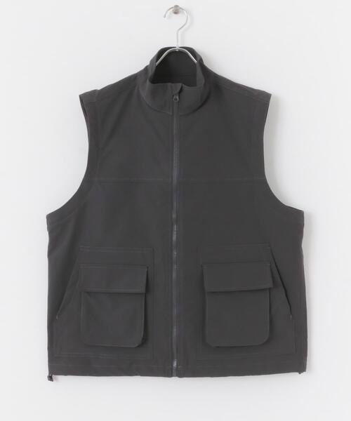 ITEMS URBANRESEARCH（アイテムズ アーバンリサーチ）の「ドライウェザー 2WAYハイネックブルゾン（その他アウター・メンズ・チャコールグレー/ブラック・MEDIUM/LARGE）」の16枚目の写真