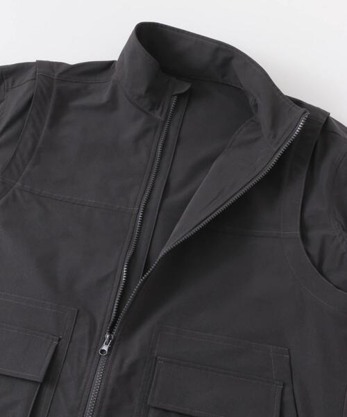 ITEMS URBANRESEARCH（アイテムズ アーバンリサーチ）の「ドライウェザー 2WAYハイネックブルゾン（その他アウター・メンズ・チャコールグレー/ブラック・MEDIUM/LARGE）」の17枚目の写真