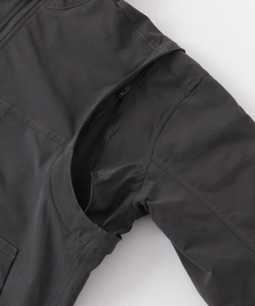 ITEMS URBANRESEARCH（アイテムズ アーバンリサーチ）の「ドライウェザー 2WAYハイネックブルゾン（その他アウター・メンズ・チャコールグレー/ブラック・MEDIUM/LARGE）」の18枚目の写真