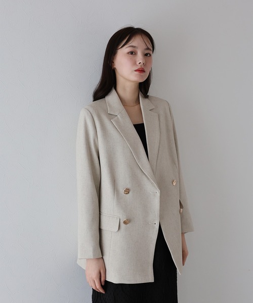 BLUELEA ブルレア 23SS完売 Double Button Tweed Jacket ダブル