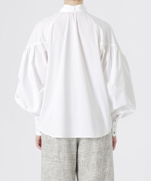 LOVELESS（ラブレス）の「ボリュームスリーブスカーフブラウス（シャツ/ブラウス・レディース・オフホワイト/ブラック・34/36）」の11枚目の写真