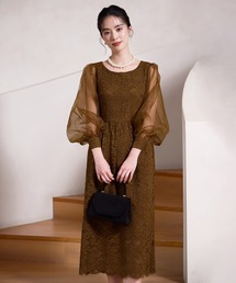 DRESS+｜ドレス プラスのドレス（ブラウン/茶色系・長袖）通販 - ZOZOTOWN