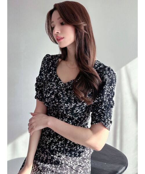 RESEXXY（リゼクシー）の「バックオープンマーメイドワンピース（ワンピース・レディース・ホワイト/イエロー/ブラック・FREE）」の19枚目の写真