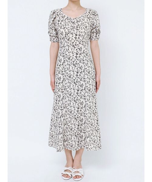 RESEXXY（リゼクシー）の「バックオープンマーメイドワンピース（ワンピース・レディース・ホワイト/イエロー/ブラック・FREE）」の20枚目の写真