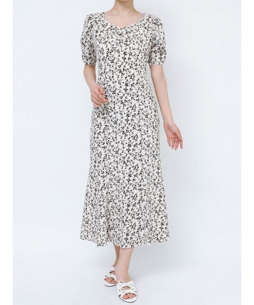 RESEXXY（リゼクシー）の「バックオープンマーメイドワンピース（ワンピース・レディース・ホワイト/イエロー/ブラック・FREE）」の12枚目の写真