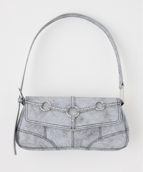 SLY(スライ)の「HARNESS STITCH SHOULDER BAG ハーネス ステッチ ショルダーバッグ(ショルダーバッグ・レディース・ブラック/マルチ・FREE)」の1枚目の写真