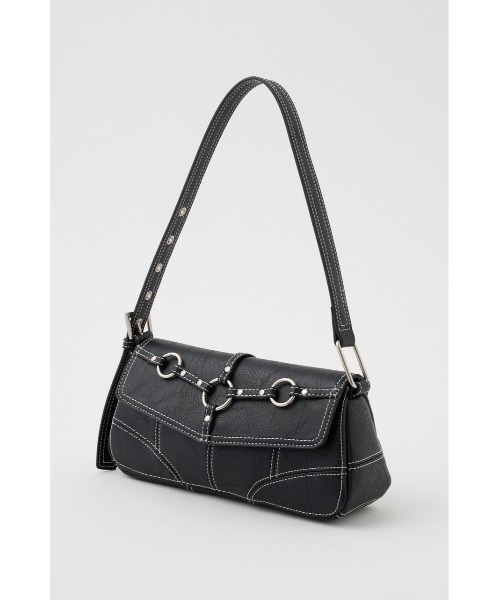 SLY(スライ)の「HARNESS STITCH SHOULDER BAG ハーネス ステッチ ショルダーバッグ(ショルダーバッグ・レディース・ブラック/マルチ・FREE)」の5枚目の写真