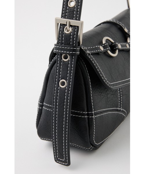 SLY(スライ)の「HARNESS STITCH SHOULDER BAG ハーネス ステッチ ショルダーバッグ(ショルダーバッグ・レディース・ブラック/マルチ・FREE)」の9枚目の写真