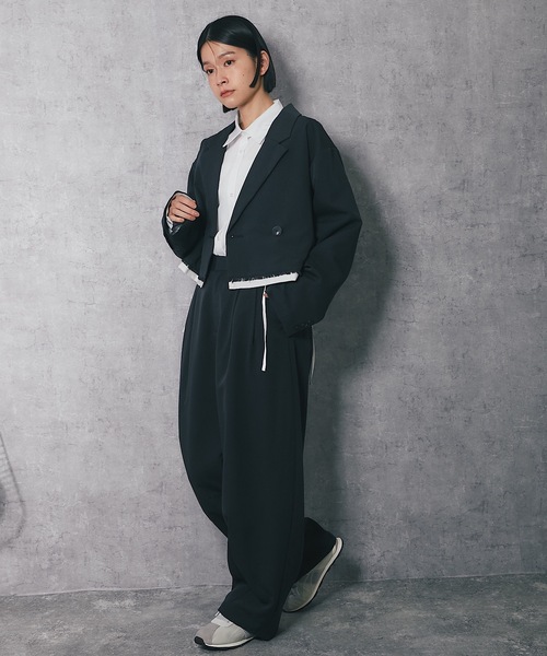 ANOTHER S（アナザーエス）の「クロップドジャケット＆コクーン