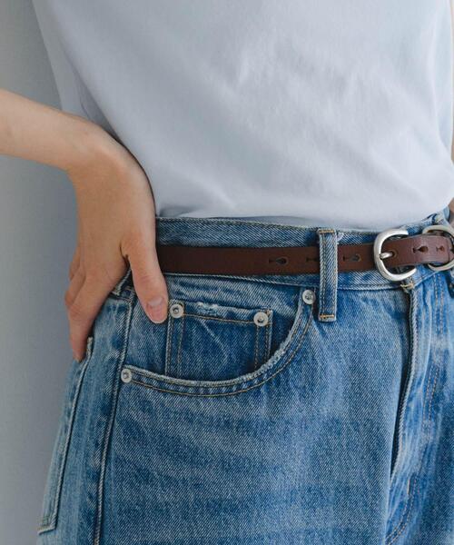 URBAN RESEARCH(アーバンリサーチ)の「レザーベルト(ベルト・レディース・ブラック/ブラウン・FREE)」の2枚目の写真