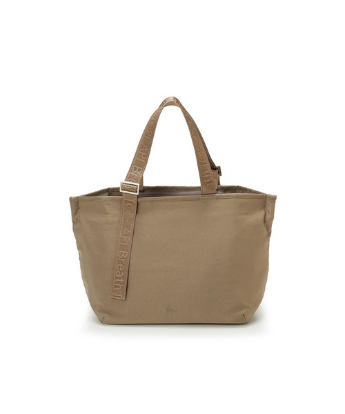 Breath TOPKAPI(ブレストプカピ)の「【Breath TOPKAPI】Freely フリーリー ナイロン ロゴテープ トートバッグ A4対応(トートバッグ・レディース・ブラック/ベージュ/オレンジ/イエロー・FREE)」の3枚目の写真