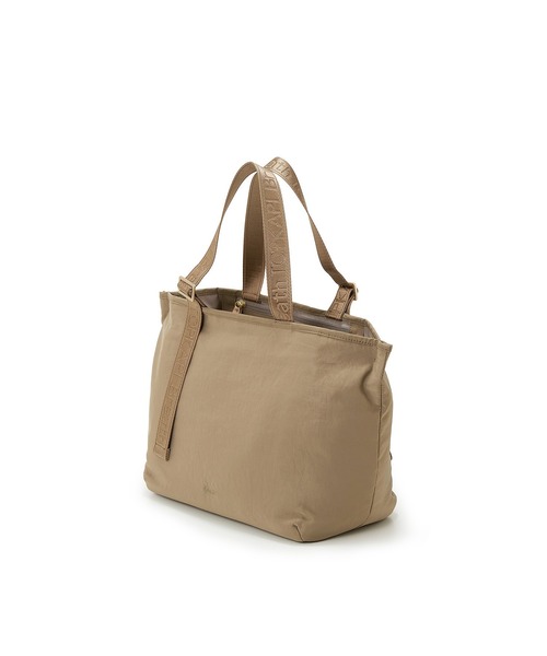 Breath TOPKAPI(ブレストプカピ)の「【Breath TOPKAPI】Freely フリーリー ナイロン ロゴテープ トートバッグ A4対応(トートバッグ・レディース・ブラック/ベージュ/オレンジ/イエロー・FREE)」の5枚目の写真