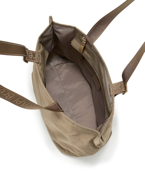 Breath TOPKAPI(ブレストプカピ)の「【Breath TOPKAPI】Freely フリーリー ナイロン ロゴテープ トートバッグ A4対応(トートバッグ・レディース・ブラック/ベージュ/オレンジ/イエロー・FREE)」の12枚目の写真
