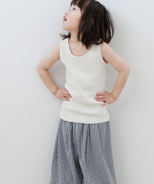 LOWRYS FARM（ローリーズファーム）の「リブタンク　289432（タンクトップ・キッズ・アイボリー/ブラック/グレー・110cm/150cm/140cm/120cm/130cm）」の3枚目の写真