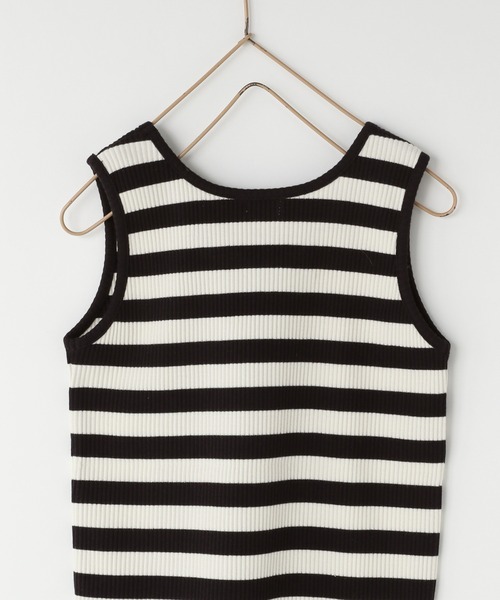 LOWRYS FARM（ローリーズファーム）の「リブタンク　289432（タンクトップ・キッズ・アイボリー/ブラック/グレー・110cm/150cm/140cm/120cm/130cm）」の8枚目の写真