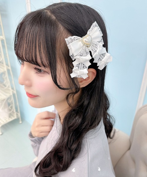 メニーリボンクリップセット（バレッタ/ヘアクリップ）｜ROJITA