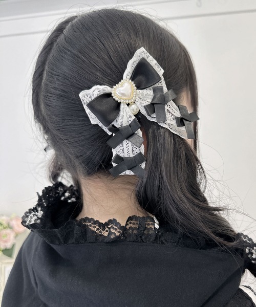 メニーリボンクリップセット（バレッタ/ヘアクリップ）｜ROJITA