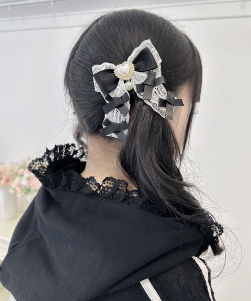 メニーリボンクリップセット（バレッタ/ヘアクリップ）｜ROJITA