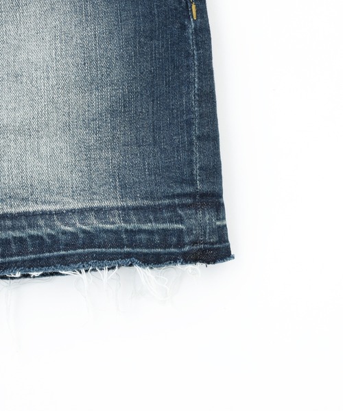 X-girl（エックスガール）の「BUTTERFLY POCKET DENIM MINI