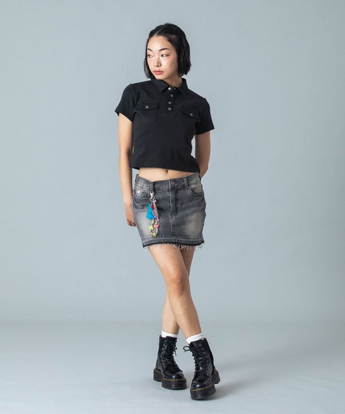 新品　X-girl WAIST RIB MINI SKIRT エックスガール WAIST RIB PLEATED MINI SKIRT – calif（カリフ）公式サイト