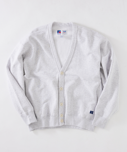 Russell Athletic（ラッセルアスレティック）の「RUSSELL ATHLETIC / ラッセルアスレティック 別注 スウェットカーディガン（カーディガン/ボレロ・メンズ・ブラック/ボルドー/ライトグレー・LARGE/MEDIUM）」の10枚目の写真