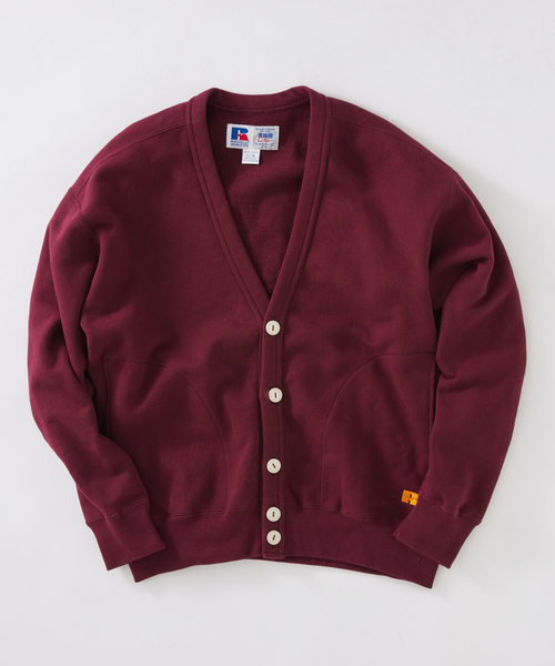 Russell Athletic（ラッセルアスレティック）の「RUSSELL ATHLETIC / ラッセルアスレティック 別注 スウェットカーディガン（カーディガン/ボレロ・メンズ・ブラック/ボルドー/ライトグレー・LARGE/MEDIUM）」の16枚目の写真