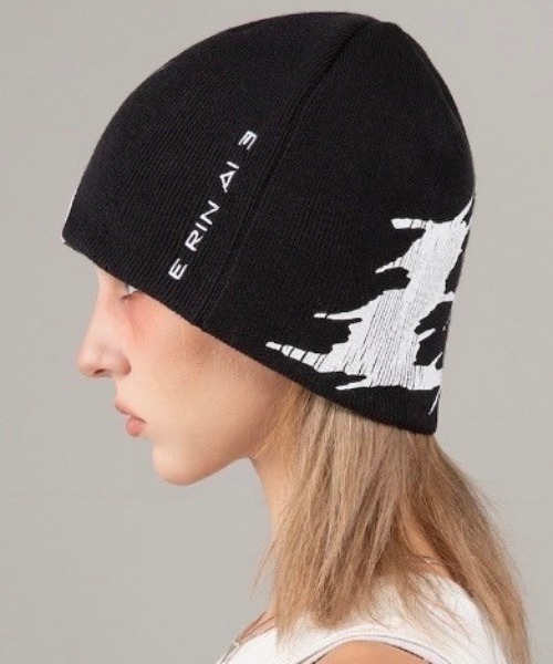 E RIN AI E（オリンアイ）の「【E RIN AI E】BLIND（ニットキャップ/ビーニー・メンズ・ブラック・ONE SIZE）」の6枚目の写真