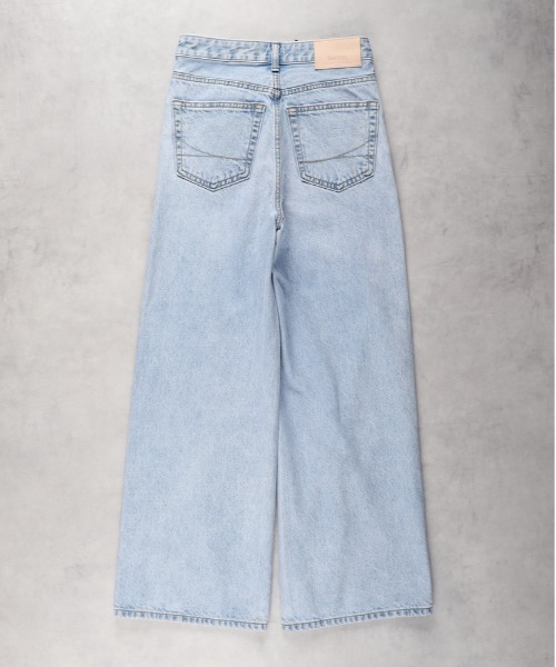 SOMETHING（サムシング）の「【SOMETHING】「LISA」ビンテージワイド（デニムパンツ・レディース・ライトインディゴブルー・S/M/XS）」の6枚目の写真