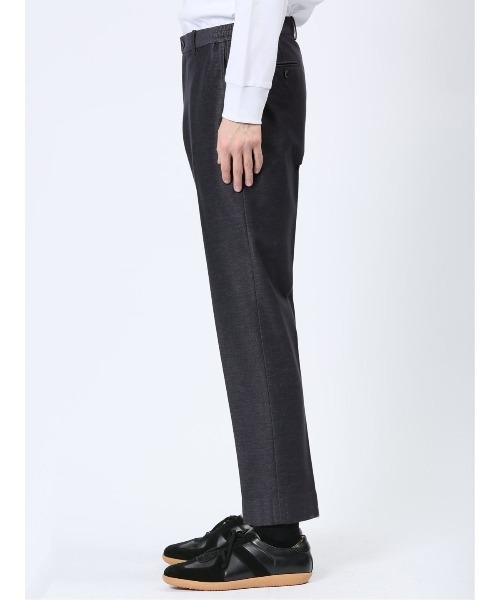 TAKA-Q(タカキュー)の「スラックス メンズ ビジネス パンツ ストレッチ ウォッシャブル インディゴニット スリム ノータック 裾上げ済み 紺 セットアップ可能 (スーツパンツ・メンズ・ネイビー・MEDIUM/LARGE/S/X-LARGE/3L)」の7枚目の写真