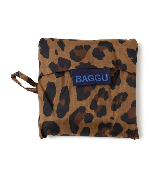 BAGGU(バグー)の「BAGGU:ベイビー(メロン / レオパード)(エコバッグ/サブバッグ・レディース・ブラウン/ラベンダー・ONE SIZE)」の8枚目の写真