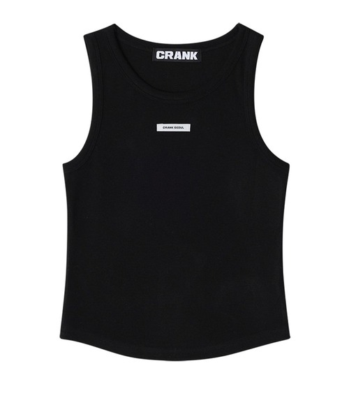 CRANK SEOUL 韓国　タンクトップ　ベスト CRANK（クランク）の「CRANK／クルーネックタンクトップ（タンクトップ