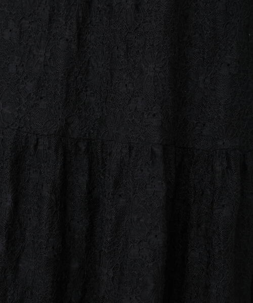 FREE'S MART（フリーズマート）の「◆レースティアードフレアスカート（スカート・レディース・ホワイト/ブラック・SMALL/MEDIUM）」の10枚目の写真