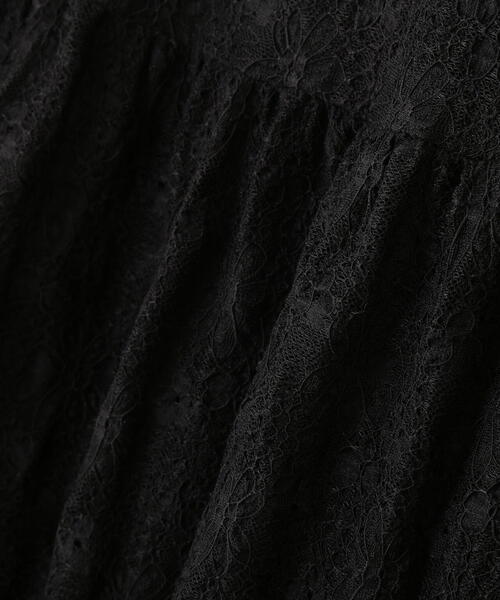 FREE'S MART（フリーズマート）の「◆レースティアードフレアスカート（スカート・レディース・ホワイト/ブラック・SMALL/MEDIUM）」の12枚目の写真