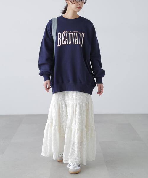 FREE'S MART（フリーズマート）の「◆レースティアードフレアスカート（スカート・レディース・ホワイト/ブラック・SMALL/MEDIUM）」の19枚目の写真