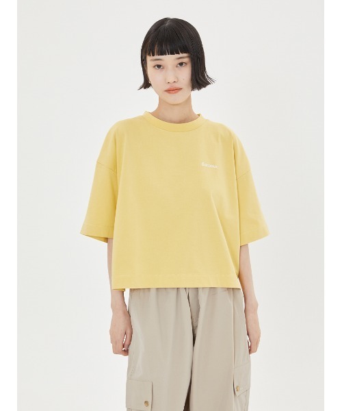 tシャツ JAPAN LIMITED” クロップド ワンポイントロゴ Tシャツ レディース Barbour tシャツ JAPAN LIMITED” クロップド ワンポイントロゴ T