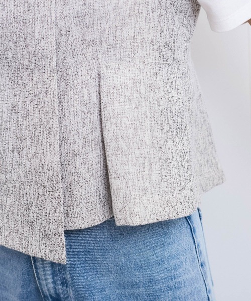 VIS（ビス）の「【洗える】アシンメトリーキャミビスチェ（キャミソール・レディース・ブラック系その他/クリーム・FREE）」の11枚目の写真