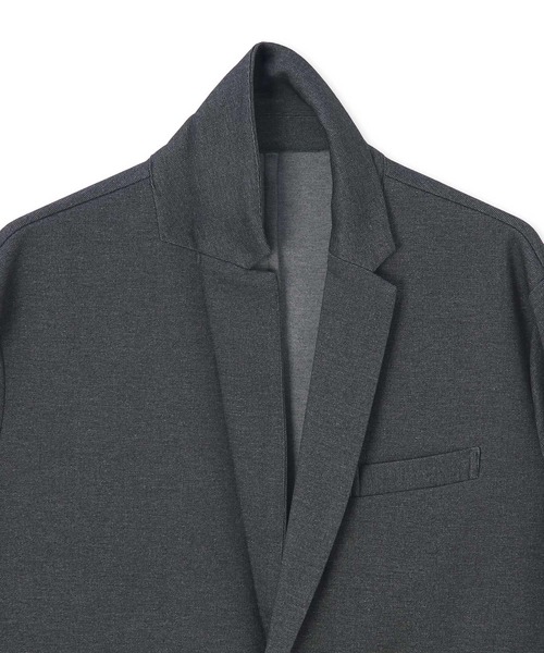極美品◎LANVIN en Bleu テーラードジャケット アンコン ストレッチ セール】セットアップ コンフォート イージージャケット