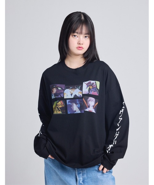 Little sunny bite(リトルサニーバイト)の「【8】【it】evangelion x little sunny bite long tee(Tシャツ/カットソー・レディース・ホワイト/ピンク/ブラック・SMALL/MEDIUM)」の15枚目の写真