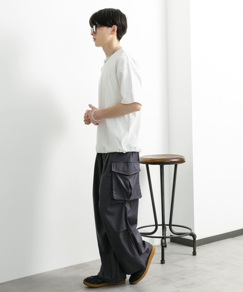 Tシャツ・カットソー PAROSH SS25 'Panty' top (D313071PANTY25 003) ショートスリーブTシャツ ユニセックス 157－3 ネイビー