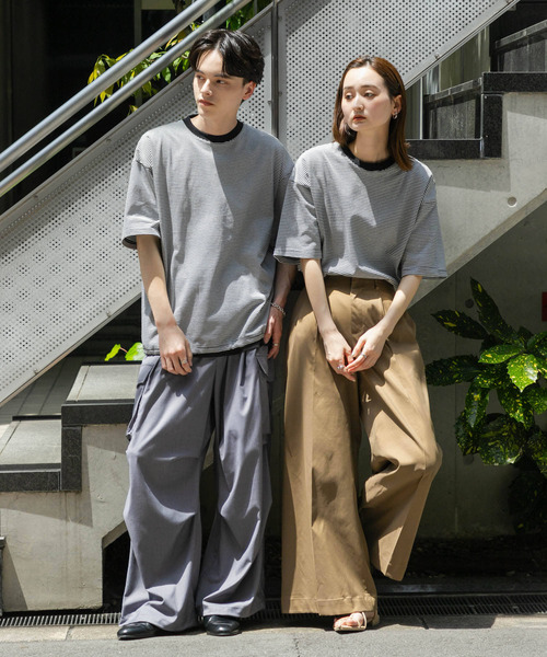 SENSE OF PLACE by URBAN RESEARCH（センスオブプレイスバイアーバンリサーチ）の「『ユニセックス』アソートドローコードショートスリーブTシャツ（Tシャツ/カットソー・メンズ・ブラック/ブラック系その他/グリーン/ブラウン/ホワイト/ライトブラウン/グリーン系その他・LARGE/MEDIUM）」の17枚目の写真