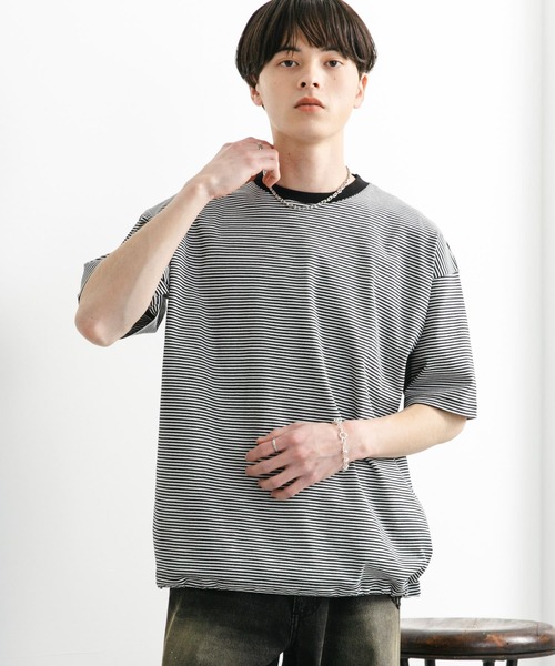 SENSE OF PLACE by URBAN RESEARCH（センスオブプレイスバイアーバンリサーチ）の「『ユニセックス』アソートドローコードショートスリーブTシャツ（Tシャツ/カットソー・メンズ・ブラック/ブラック系その他/グリーン/ブラウン/ホワイト/ライトブラウン/グリーン系その他・LARGE/MEDIUM）」の18枚目の写真